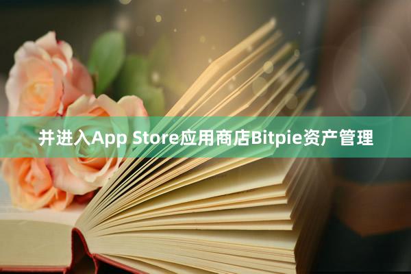 并进入App Store应用商店Bitpie资产管理