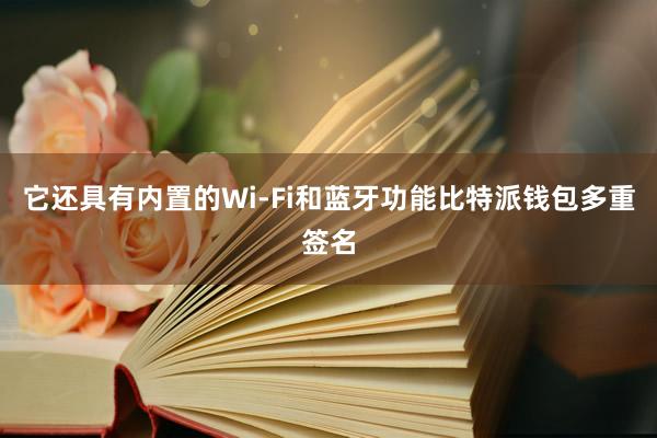 它还具有内置的Wi-Fi和蓝牙功能比特派钱包多重签名