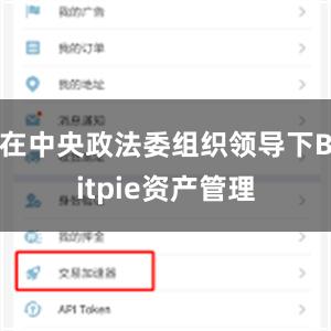 在中央政法委组织领导下Bitpie资产管理