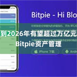 到2026年有望超过万亿元Bitpie资产管理